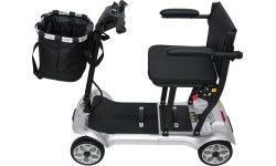 Czterokołowy skuter elektryczny dla seniorów EasyGo szary