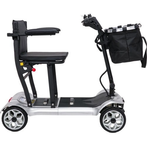 Czterokołowy skuter elektryczny dla seniorów EasyGo szary