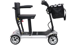 Czterokołowy skuter elektryczny dla seniorów EasyGo szary