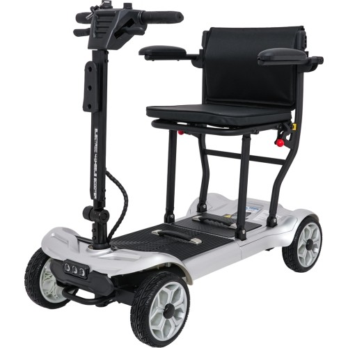 Czterokołowy skuter elektryczny dla seniorów EasyGo szary