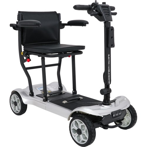 Czterokołowy skuter elektryczny dla seniorów EasyGo szary