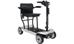 Czterokołowy skuter elektryczny dla seniorów EasyGo szary
