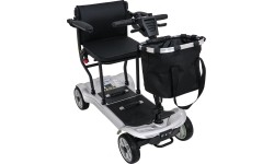 Czterokołowy skuter elektryczny dla seniorów EasyGo szary