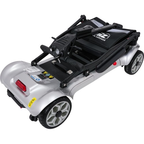 Czterokołowy skuter elektryczny dla seniorów EasyGo szary