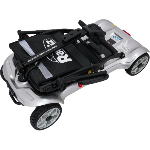Czterokołowy skuter elektryczny dla seniorów EasyGo szary