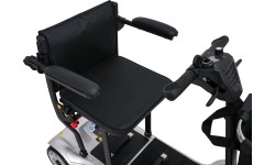 Czterokołowy skuter elektryczny dla seniorów EasyGo szary