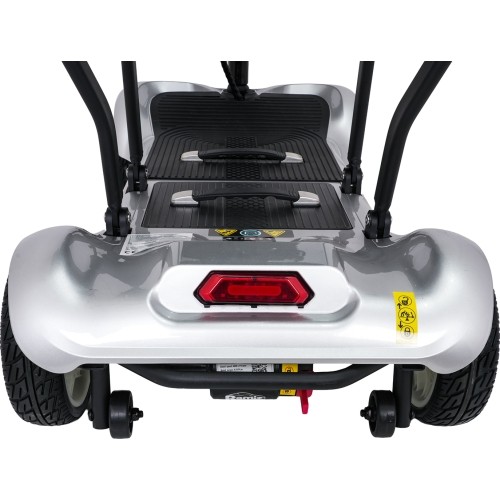 Czterokołowy skuter elektryczny dla seniorów EasyGo szary