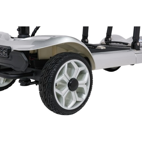 Czterokołowy skuter elektryczny dla seniorów EasyGo szary