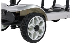 Czterokołowy skuter elektryczny dla seniorów EasyGo szary