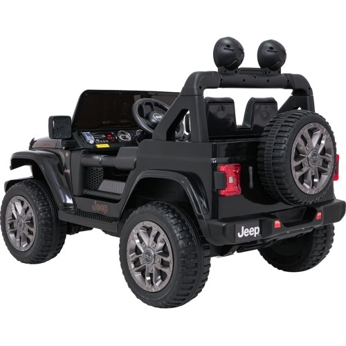 Pojazd elektryczny Jeep Wrangler Rubicon LIFT, czarny