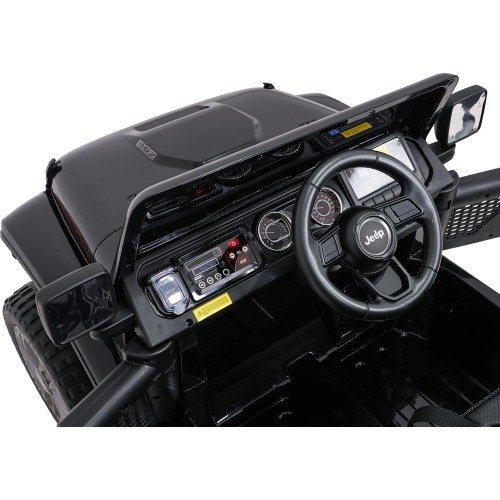 Pojazd elektryczny Jeep Wrangler Rubicon LIFT, czarny