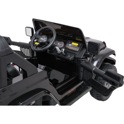 Pojazd elektryczny Jeep Wrangler Rubicon LIFT, czarny