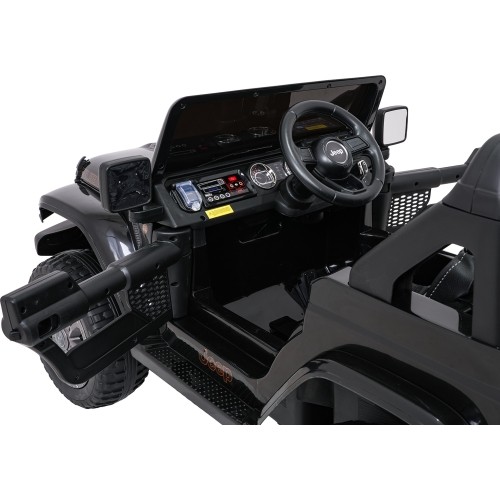Pojazd elektryczny Jeep Wrangler Rubicon LIFT, czarny