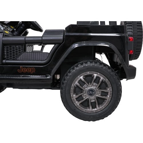 Pojazd elektryczny Jeep Wrangler Rubicon LIFT, czarny