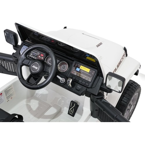 Pojazd elektryczny Jeep Wrangler Rubicon LIFT, biały