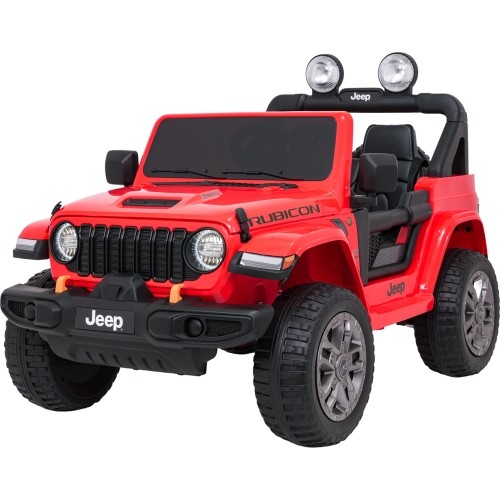 Pojazd elektryczny Jeep Wrangler Rubicon LIFT, czerwony