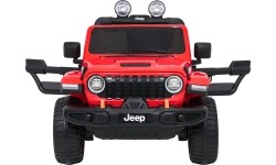 Pojazd elektryczny Jeep Wrangler Rubicon LIFT, czerwony