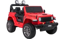 Pojazd elektryczny Jeep Wrangler Rubicon LIFT, czerwony