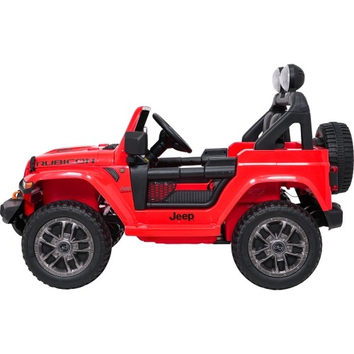 Pojazd elektryczny Jeep Wrangler Rubicon LIFT, czerwony