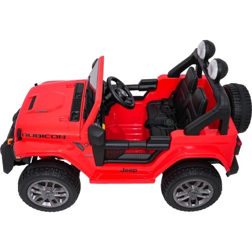 Pojazd elektryczny Jeep Wrangler Rubicon LIFT, czerwony