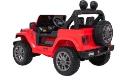 Pojazd elektryczny Jeep Wrangler Rubicon LIFT, czerwony
