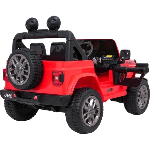 Pojazd elektryczny Jeep Wrangler Rubicon LIFT, czerwony