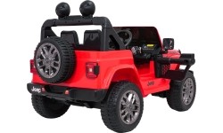 Pojazd elektryczny Jeep Wrangler Rubicon LIFT, czerwony