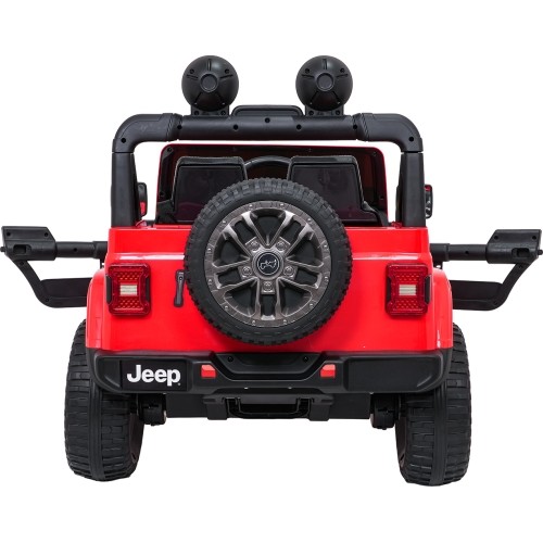 Pojazd elektryczny Jeep Wrangler Rubicon LIFT, czerwony