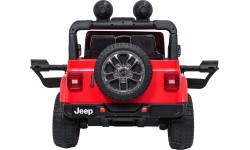 Pojazd elektryczny Jeep Wrangler Rubicon LIFT, czerwony