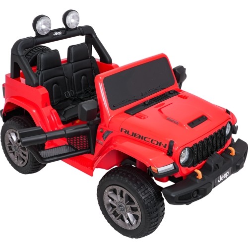 Pojazd elektryczny Jeep Wrangler Rubicon LIFT, czerwony