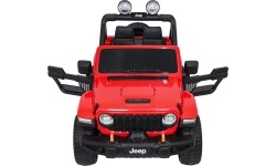 Pojazd elektryczny Jeep Wrangler Rubicon LIFT, czerwony
