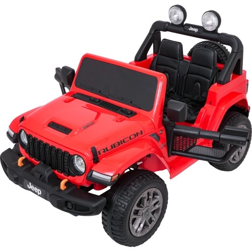 Pojazd elektryczny Jeep Wrangler Rubicon LIFT, czerwony
