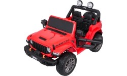 Pojazd elektryczny Jeep Wrangler Rubicon LIFT, czerwony