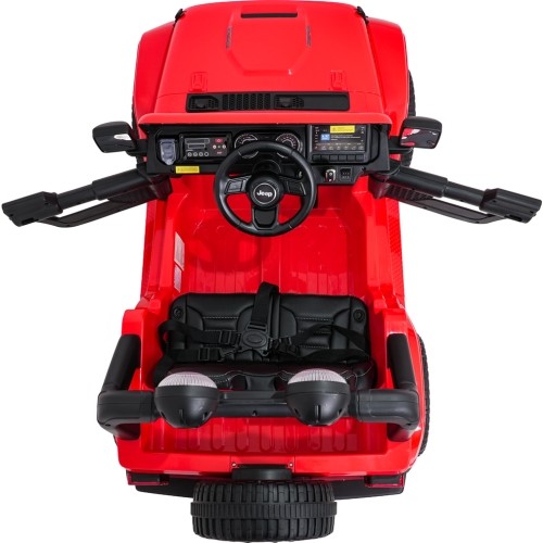 Pojazd elektryczny Jeep Wrangler Rubicon LIFT, czerwony