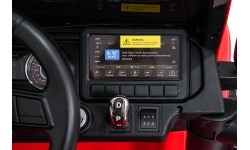 Pojazd elektryczny Jeep Wrangler Rubicon LIFT, czerwony