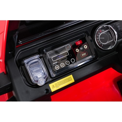 Pojazd elektryczny Jeep Wrangler Rubicon LIFT, czerwony