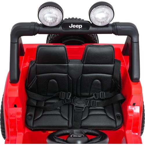 Pojazd elektryczny Jeep Wrangler Rubicon LIFT, czerwony