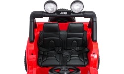 Pojazd elektryczny Jeep Wrangler Rubicon LIFT, czerwony