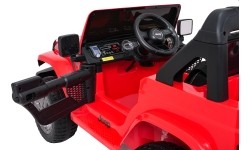 Pojazd elektryczny Jeep Wrangler Rubicon LIFT, czerwony
