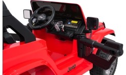 Pojazd elektryczny Jeep Wrangler Rubicon LIFT, czerwony
