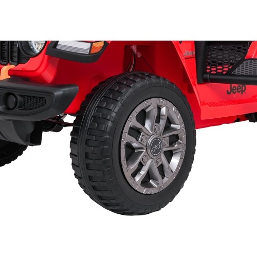 Pojazd elektryczny Jeep Wrangler Rubicon LIFT, czerwony