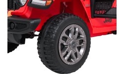 Pojazd elektryczny Jeep Wrangler Rubicon LIFT, czerwony