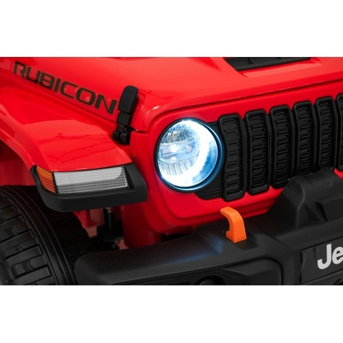Pojazd elektryczny Jeep Wrangler Rubicon LIFT, czerwony