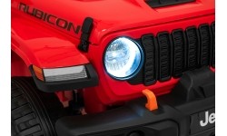 Pojazd elektryczny Jeep Wrangler Rubicon LIFT, czerwony