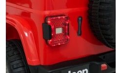 Pojazd elektryczny Jeep Wrangler Rubicon LIFT, czerwony