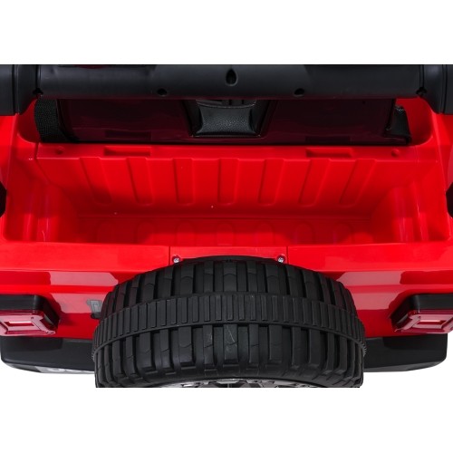 Pojazd elektryczny Jeep Wrangler Rubicon LIFT, czerwony