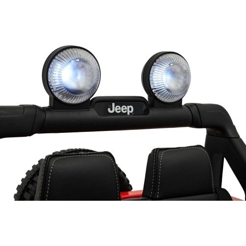 Pojazd elektryczny Jeep Wrangler Rubicon LIFT, czerwony