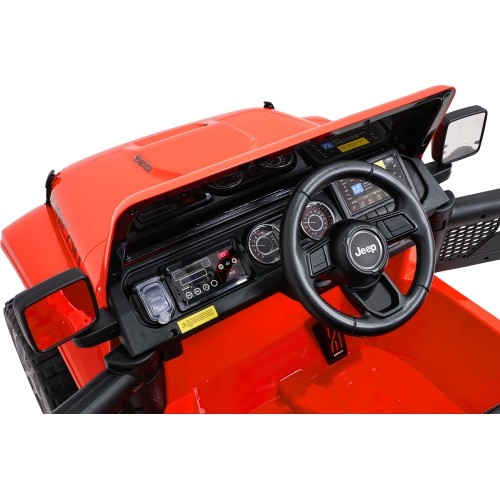 Pojazd elektryczny Jeep Wrangler Rubicon LIFT, pomarańczowy