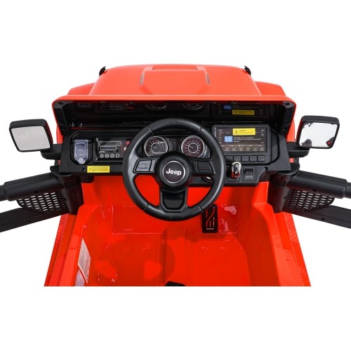 Pojazd elektryczny Jeep Wrangler Rubicon LIFT, pomarańczowy