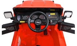 Pojazd elektryczny Jeep Wrangler Rubicon LIFT, pomarańczowy